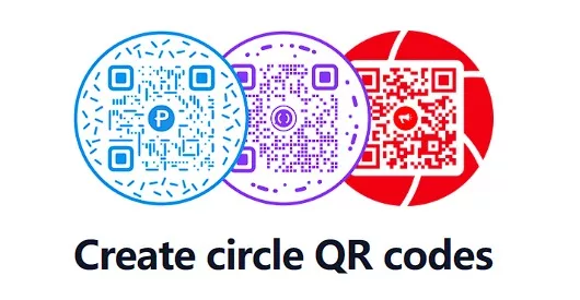 Free Dynamic, Round QR Code Generation
