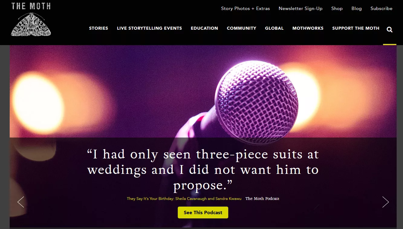 TheMoth: Weaving the Art of Storytelling